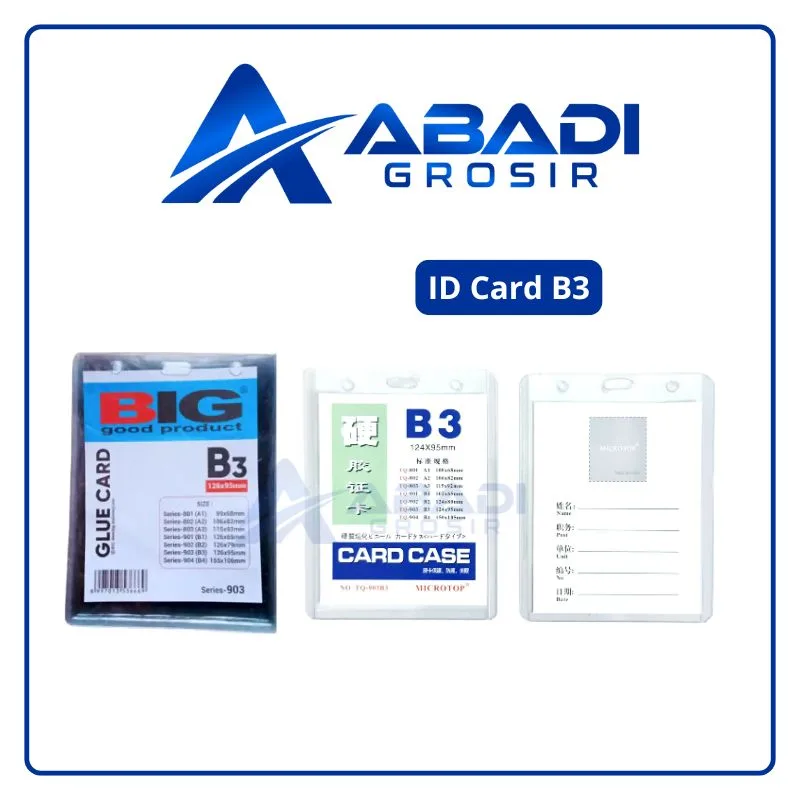 ID Card Ukuran B3
