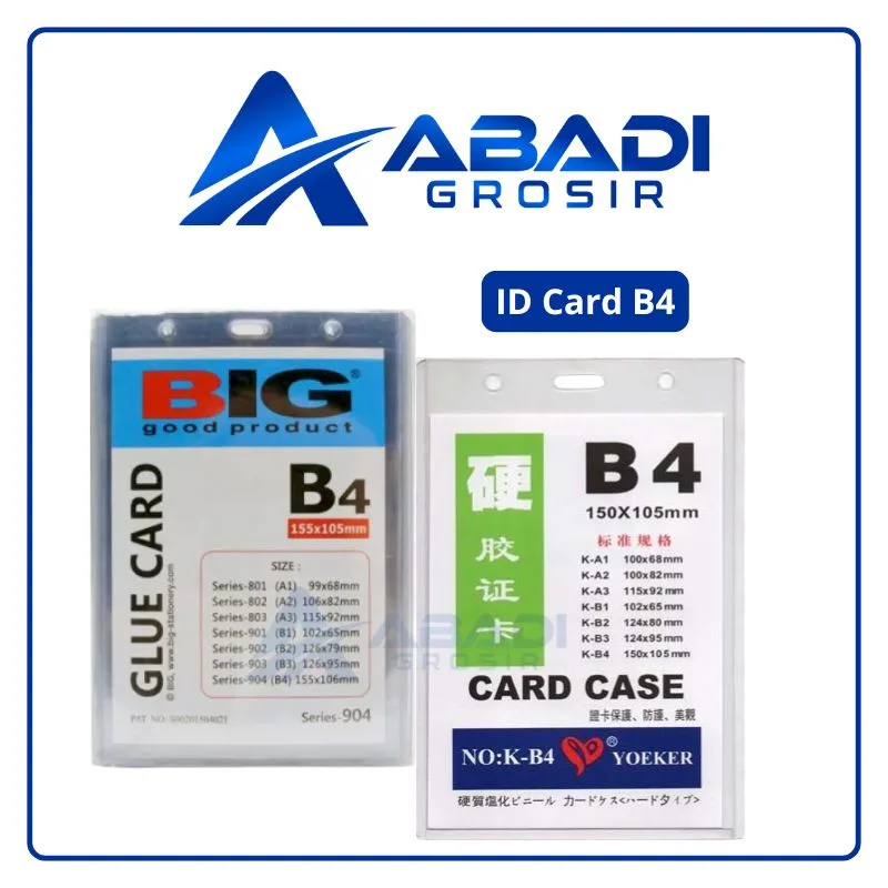 ID Card Ukuran B4