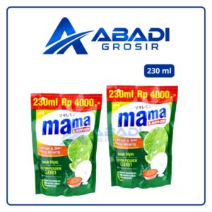 Mama Lemon Sabun Cuci Piring Jeruk Nipis Refill 230 ml