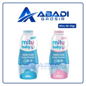 Bedak Bayi Mitu 50 + 25 gr