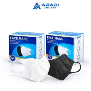 Masker Ducbil Hitam dan Putih